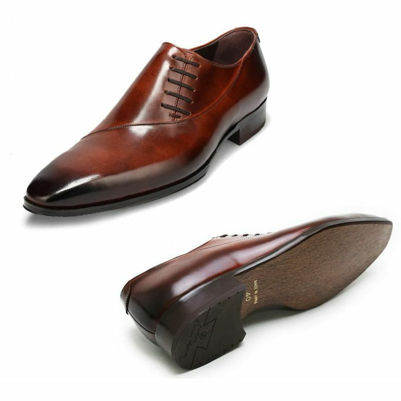 クインクラシコオリジナル 国産ビジネスシューズ サイドレース エラスティック 250050