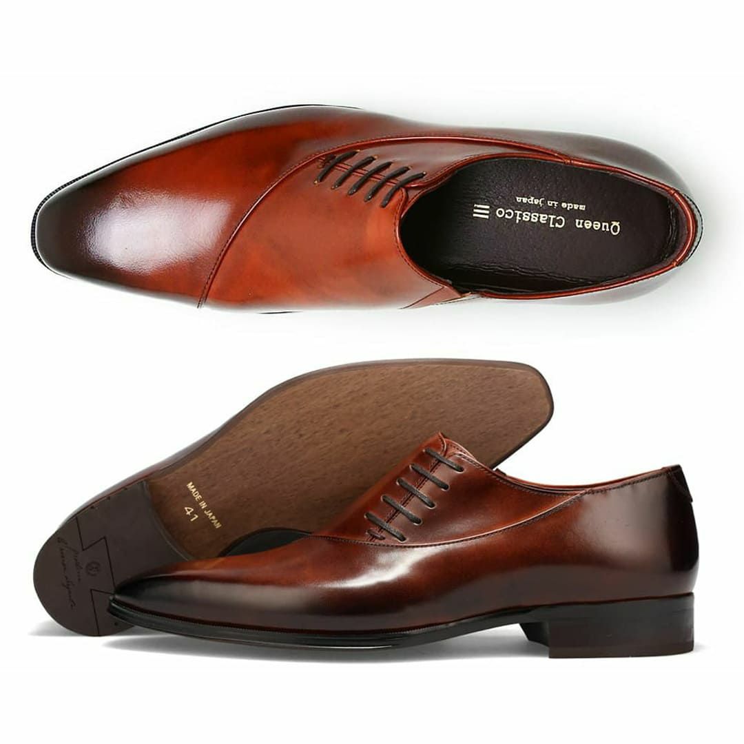 クインクラシコオリジナル 国産ビジネスシューズ サイドレース エラスティック 250050