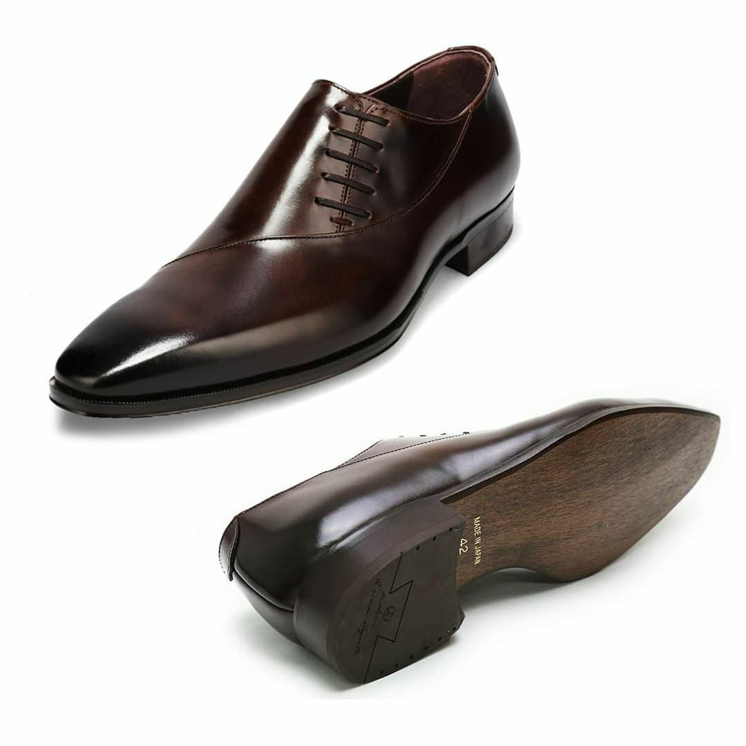 クインクラシコオリジナル 国産ビジネスシューズ サイドレース エラスティック 250050　ダークブラウン2