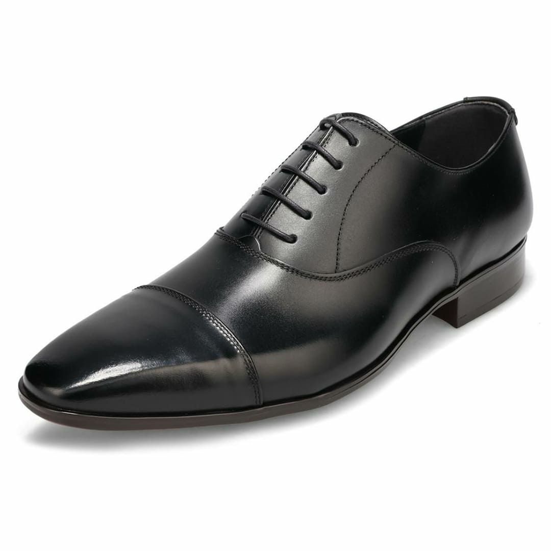 クインクラシコ ストレートチップ キャップトゥ 26001 ブラック 7