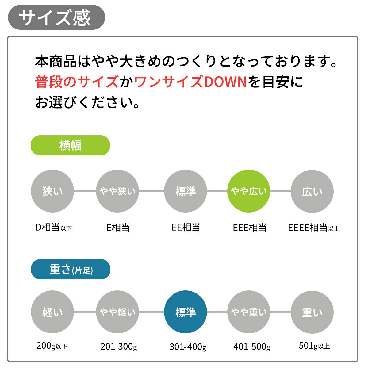 サイズ表