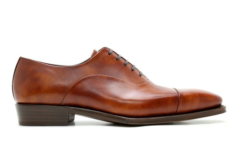 Perfetto ペルフェット　革靴　ホールカット　7 1/2 25.5 Perfetto ペルフェット 内羽根 ホールカット シューズ 7 1/2