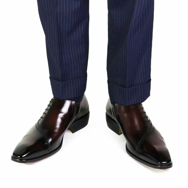 クインクラシコ サイドレース ドレスシューズ 17003 ブラック 8