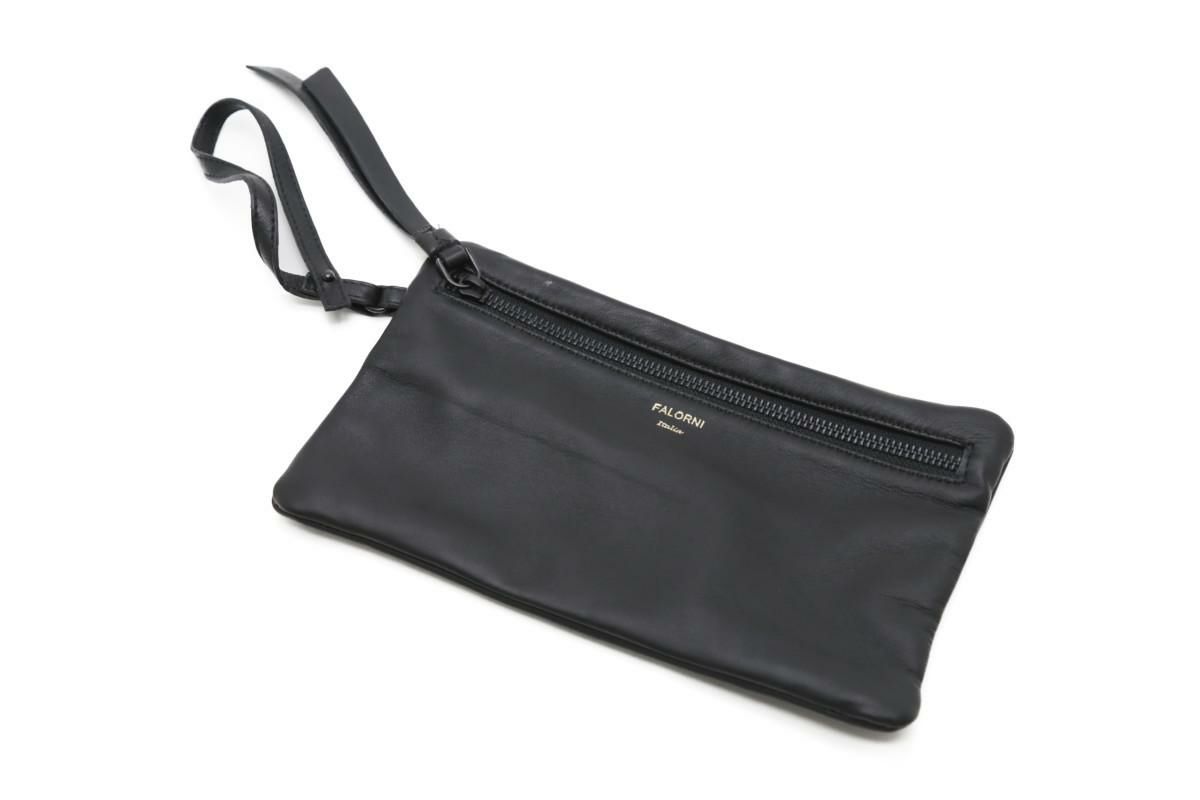 ファロルニ FALORNI イントレチャート ダブルハンドルバッグ 8