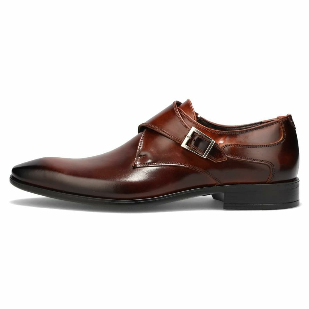 クインクラシコ シングルモンクストラップ 34003snt ブラック ブラウン 10