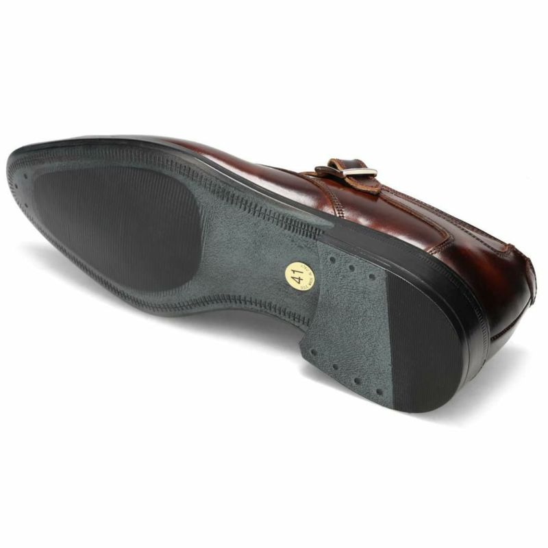 クインクラシコ シングルモンクストラップ 34003snt ブラック ブラウン 10