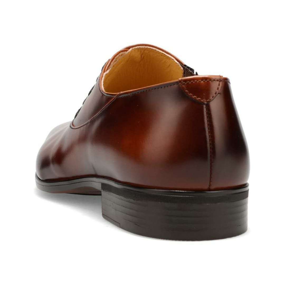 クインクラシコ サイドレース ドレスシューズ 62002 ブラウン2