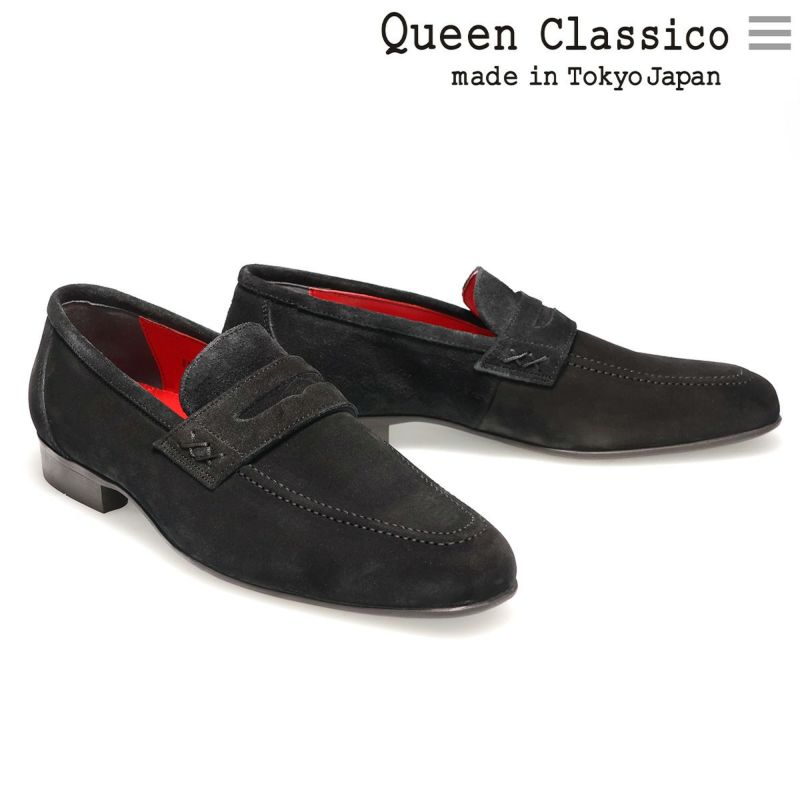 クインクラシコ メンズ ドレスシューズ 88001dbr ローファー 9