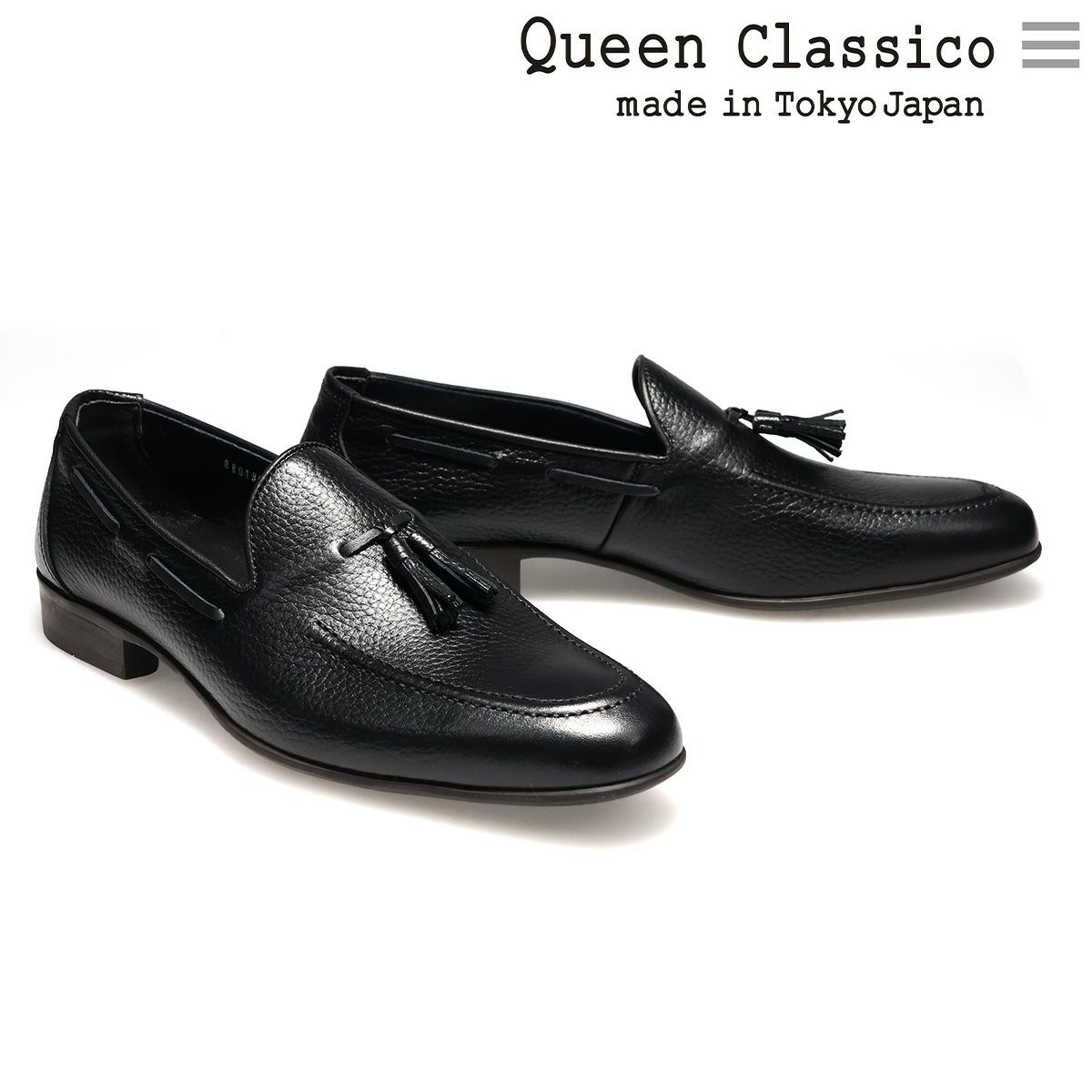 クインクラシコ / QueenClassico メンズ ドレスシューズ 88018bk 