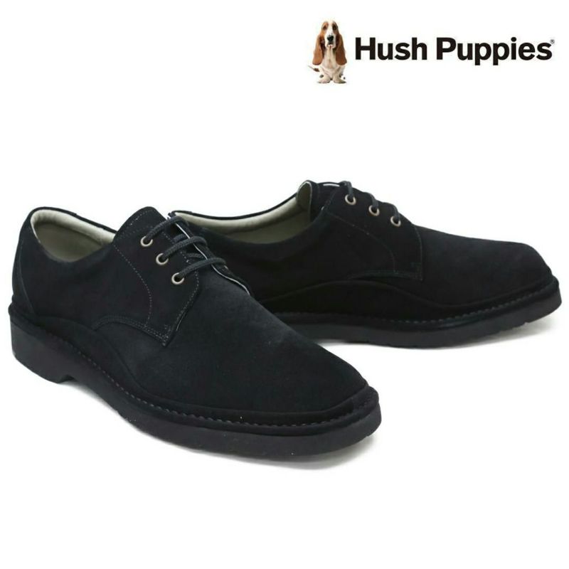 ハッシュパピー メンズ 外羽根プレーントゥm-5514t ダークブラウン 2 3