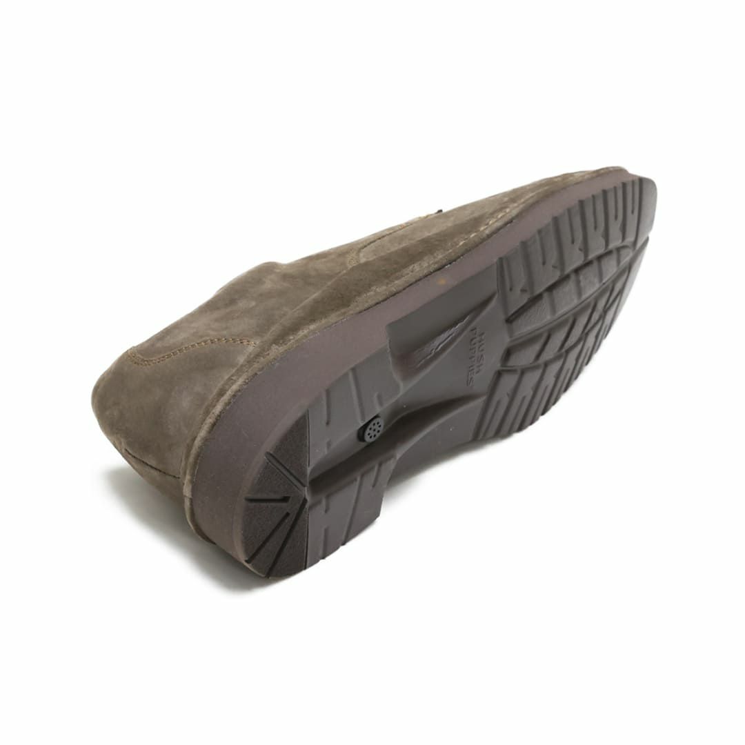 ハッシュパピー メンズ 外羽根プレーントゥm-5514t ダークブラウン 9