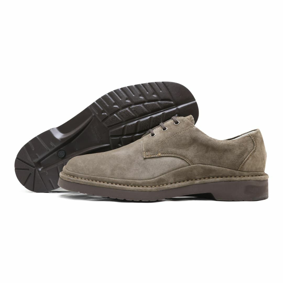 ハッシュパピー メンズ カジュアルシューズ 外羽根プレーントゥ 国産　ブラック5