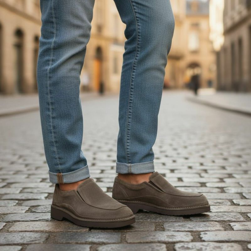 ハッシュパピー 靴 M-5516t 着用