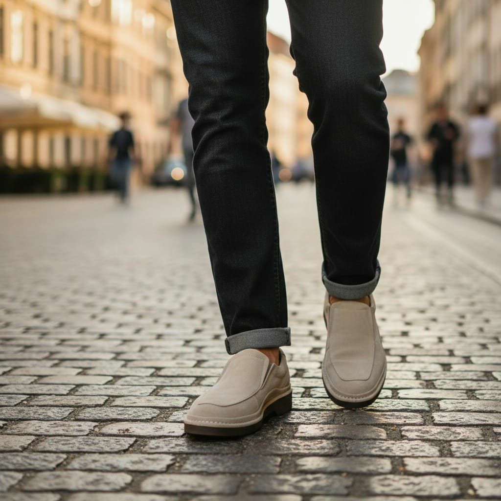 ハッシュパピー 靴 M-5516t 着用