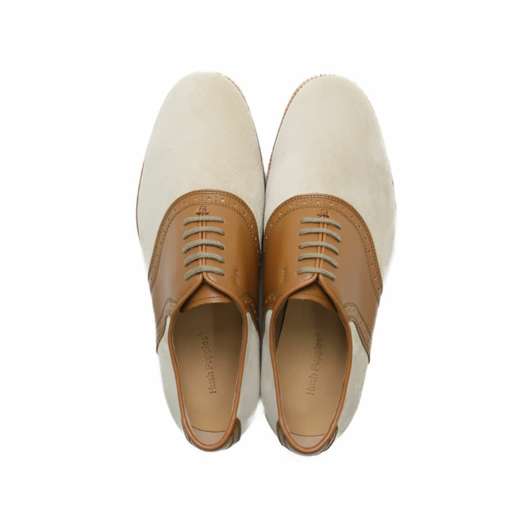 ハッシュパピー メンズ 内羽根サドルシューズ m-184ttau 9