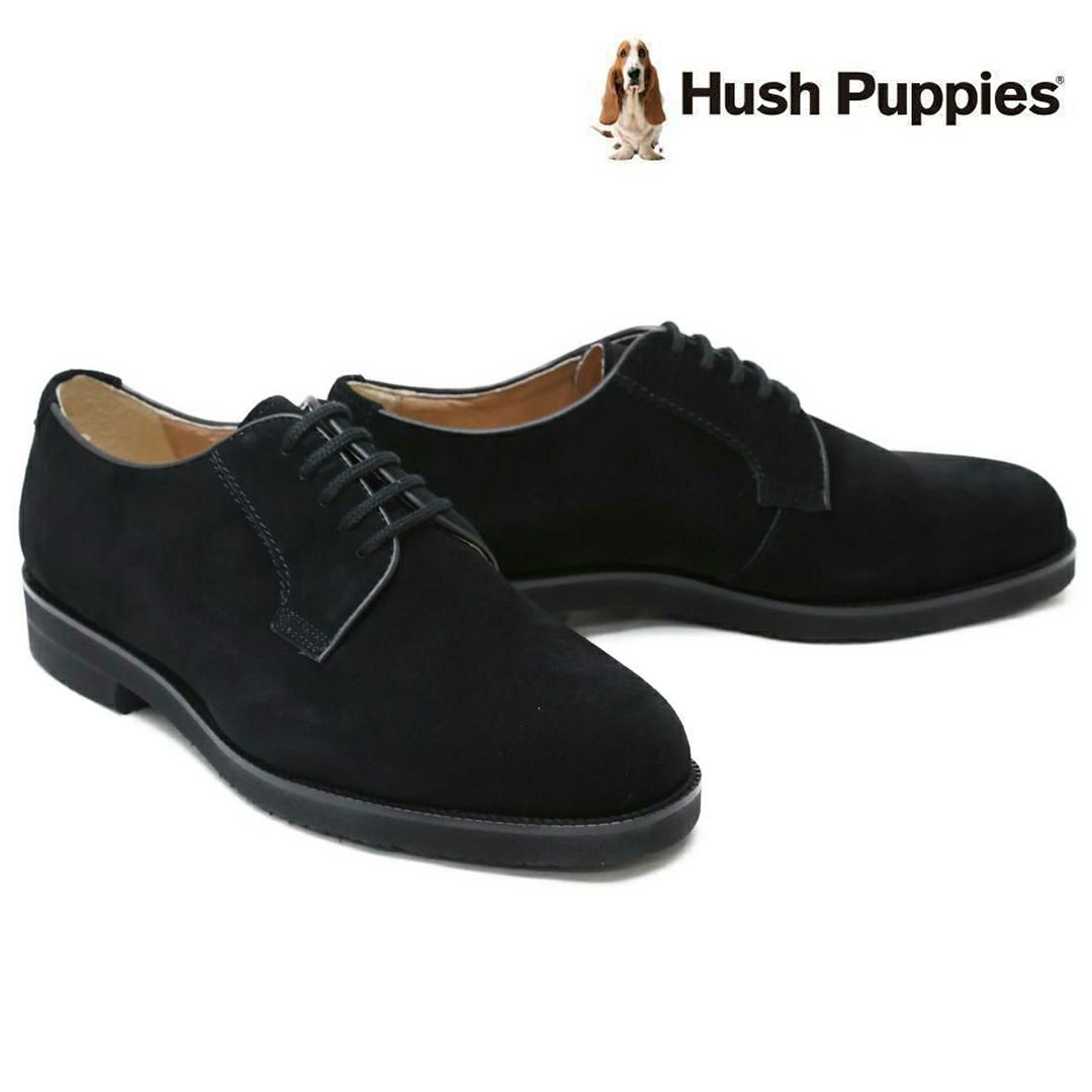 ハッシュパピー メンズ 外羽根プレーントゥ m-120tdbr 9