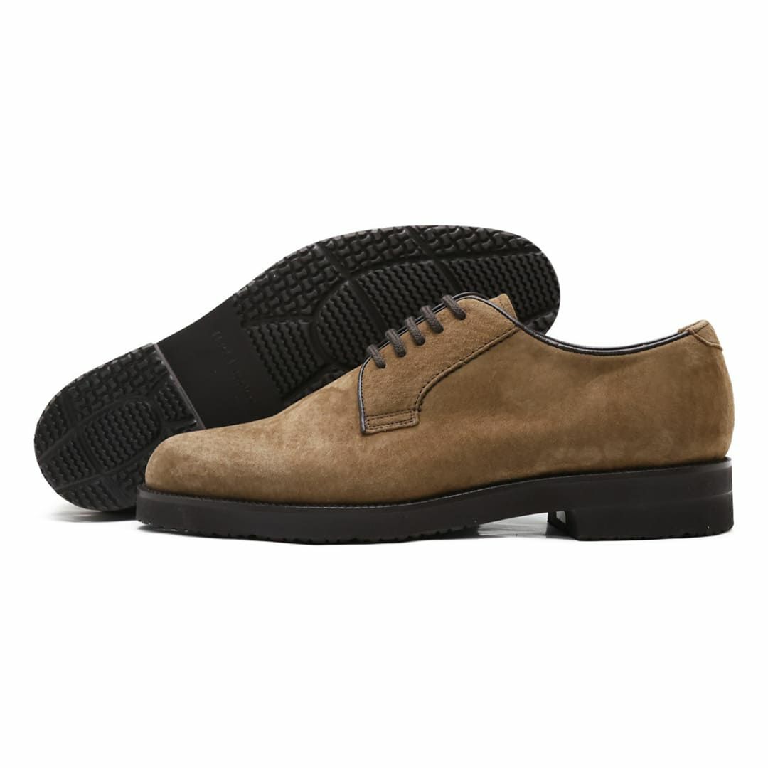 ハッシュパピー メンズ 外羽根プレーントゥ m-120tdbr 9