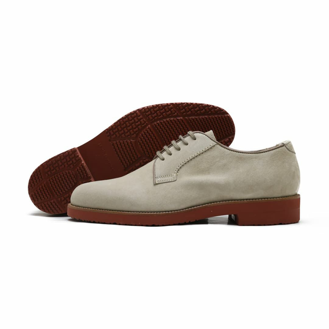 ハッシュパピー メンズ 外羽根プレーントゥ m-120tdbr 9