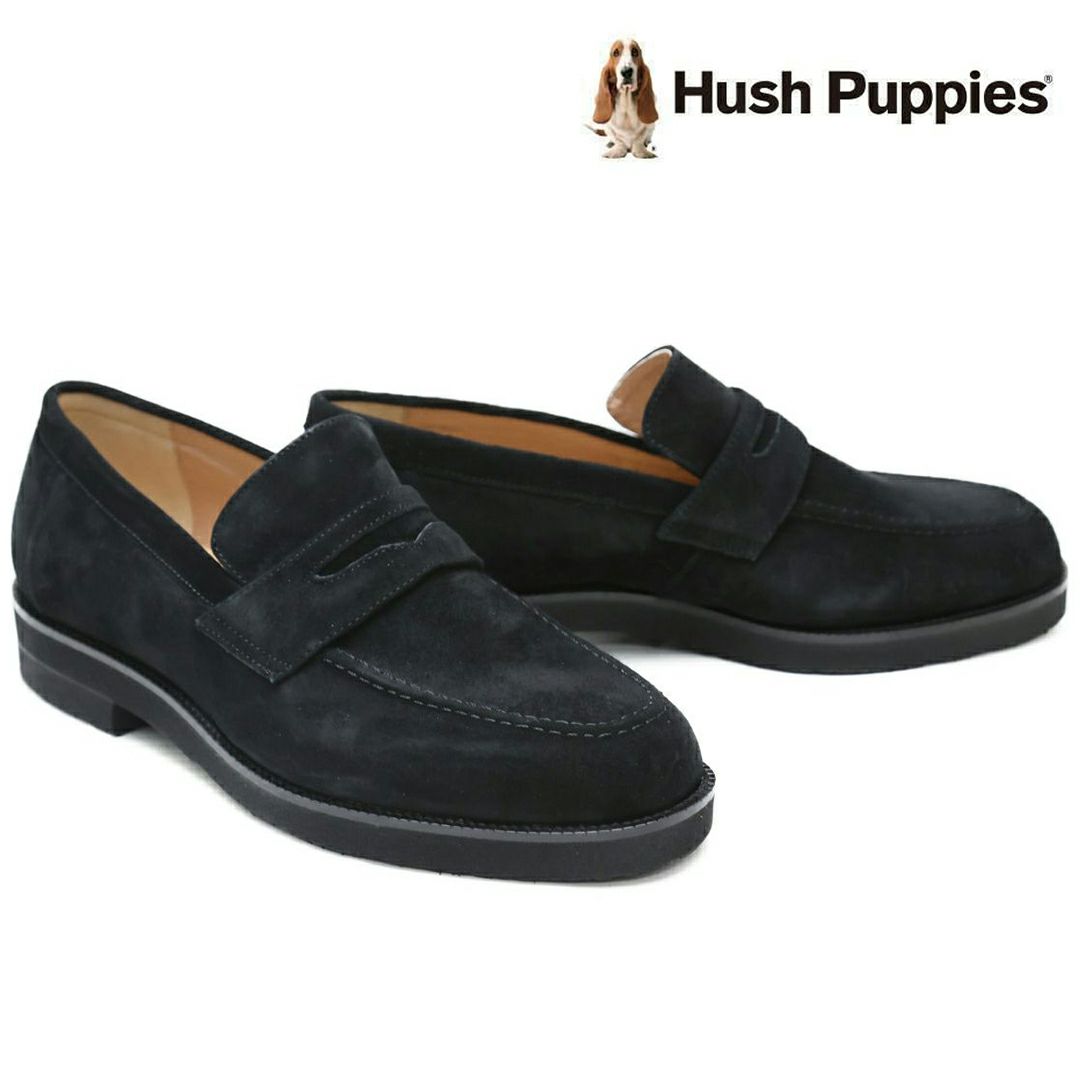 ハッシュパピー メンズ スエードローファー m-104tbk 8