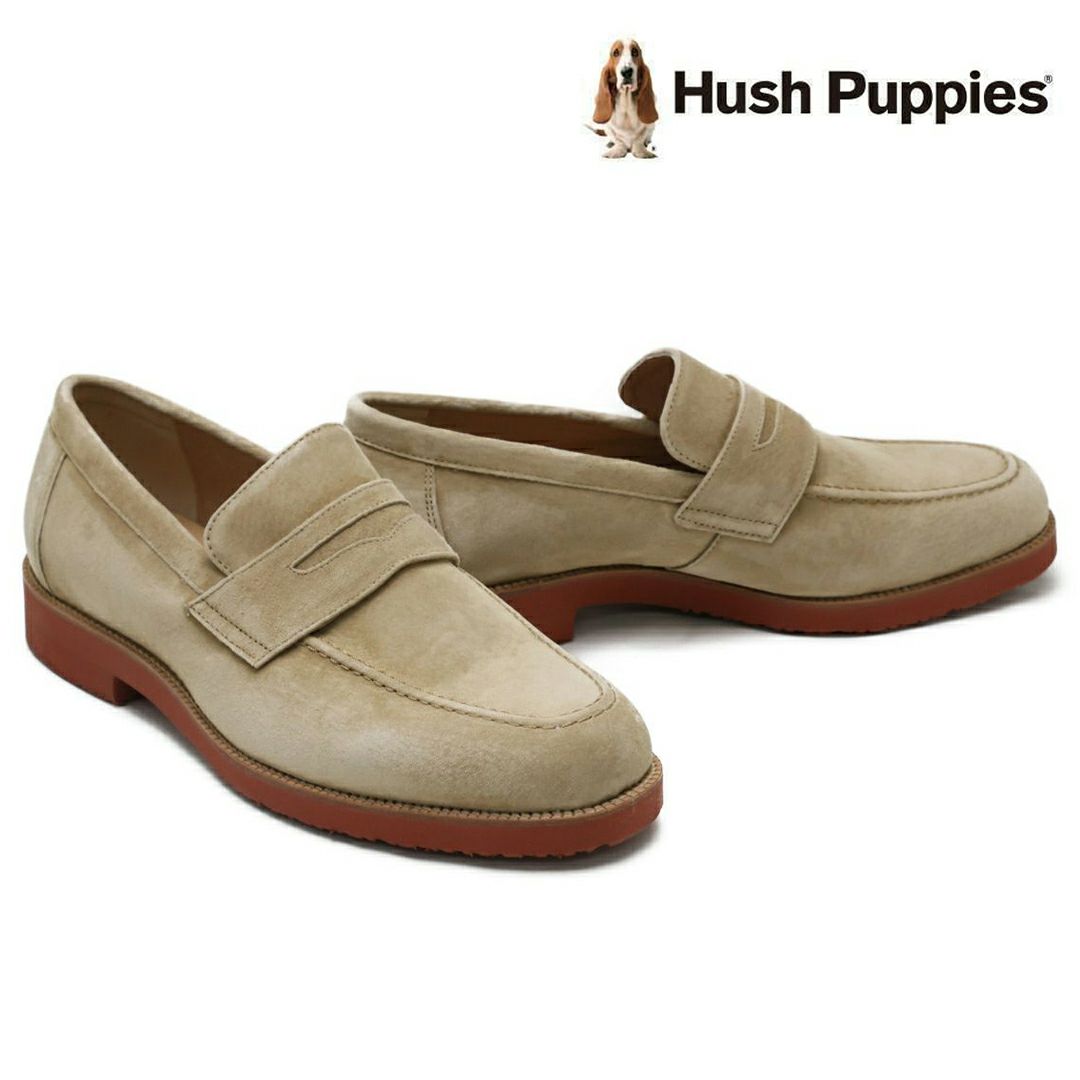 ハッシュパピー メンズ スエードローファー m-104tbk 2 3 4