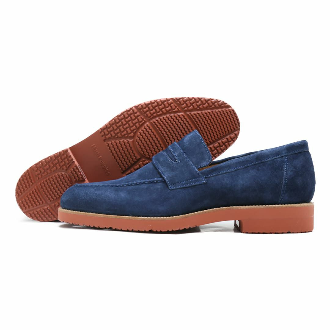 ハッシュパピー メンズ スエードローファー m-104tbk 2 3 4