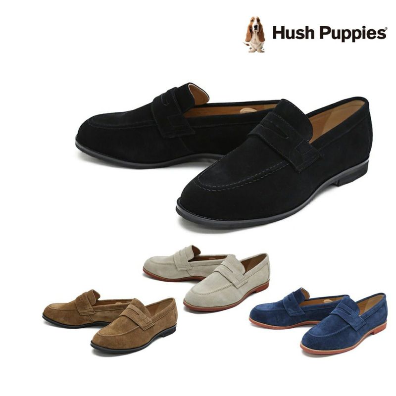 ハッシュパピー レディース l-2381tbk スエードローファー 2