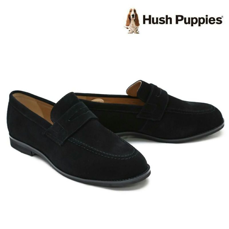 ハッシュパピー レディース l-2381tbk スエードローファー 2