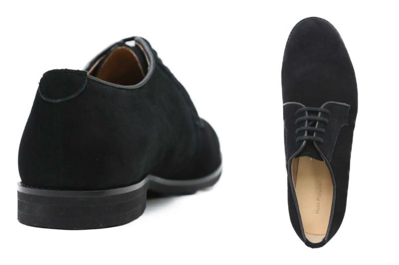 ハッシュパピー レディース 外羽根プレーントゥ 国産(日本製) Hush Puppies l-220t
