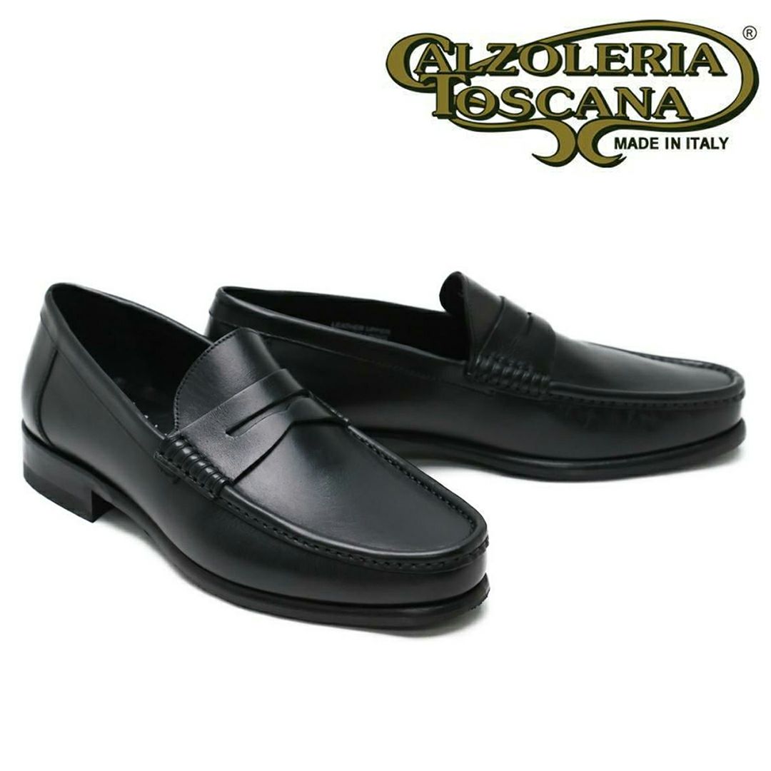 カルツォレリアトスカーナ メンズ ドレスシューズ コインローファー イタリア製 Calzoleria Toscana 
