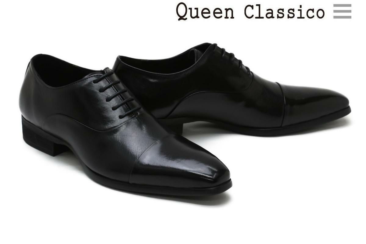 クインクラシコ / QueenClassico メンズ ドレスシューズ mm001bk 内 