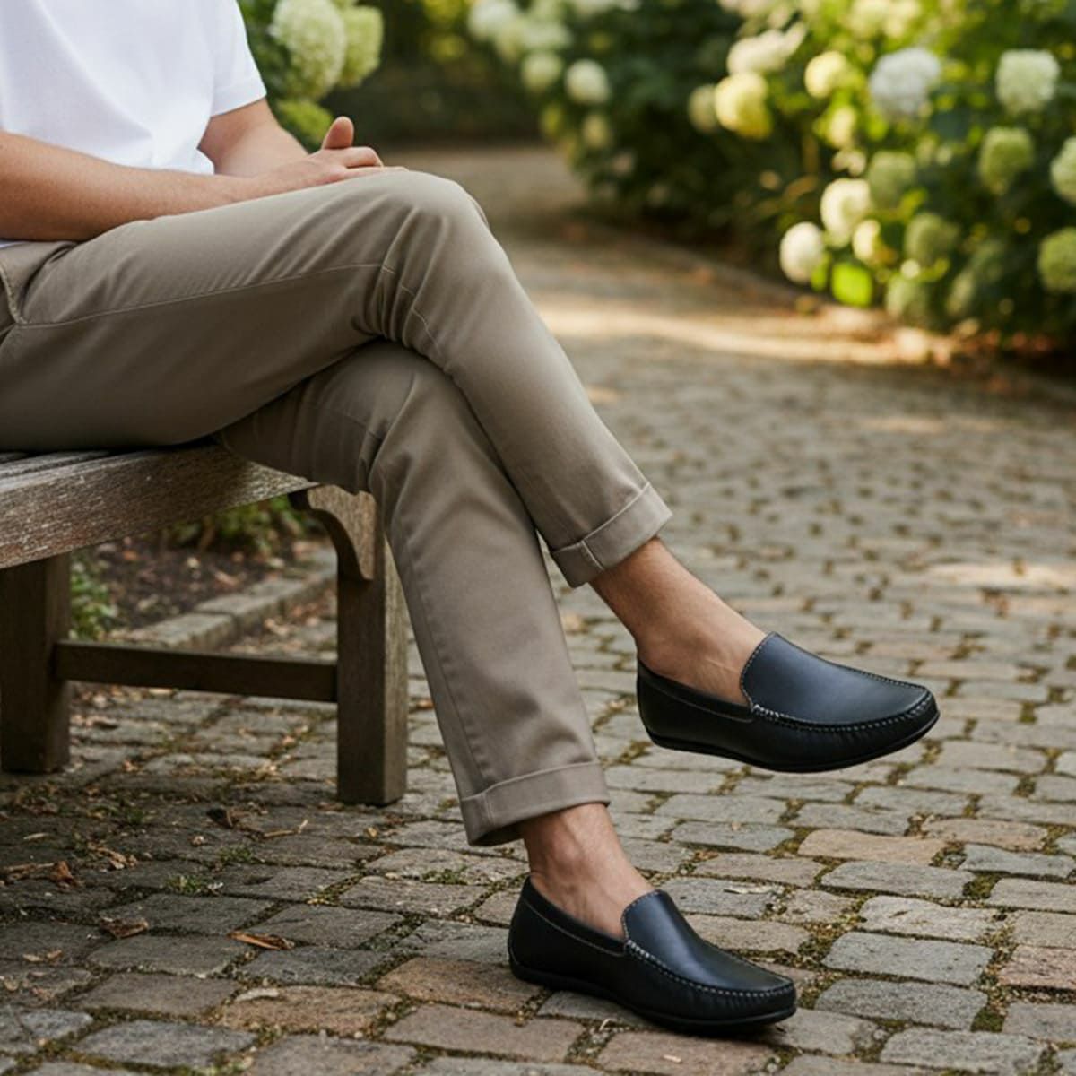 ハッシュパピー 靴 m-7104  着用