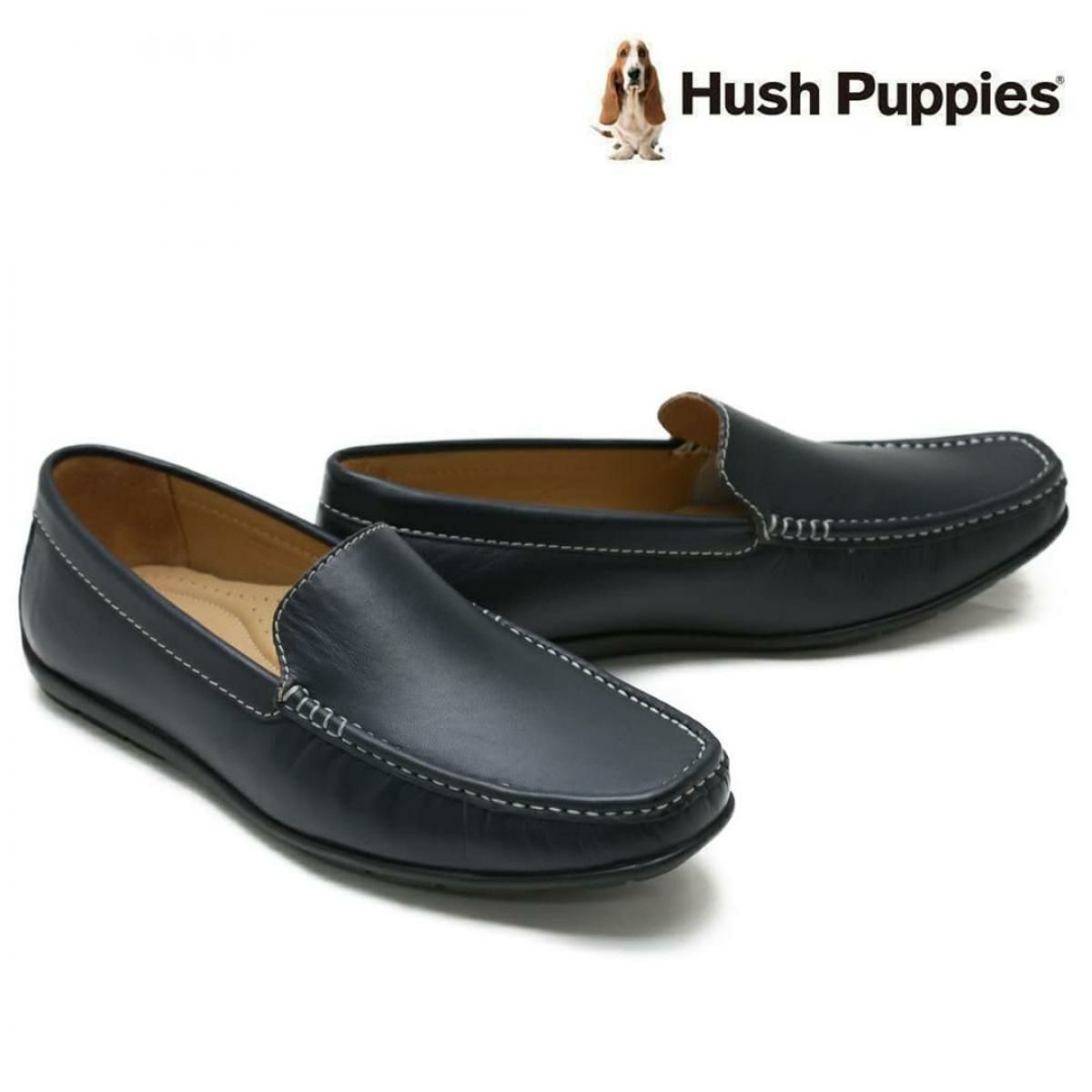 ハッシュパピー メンズ スリッポン m-7104tbk ブラック 2