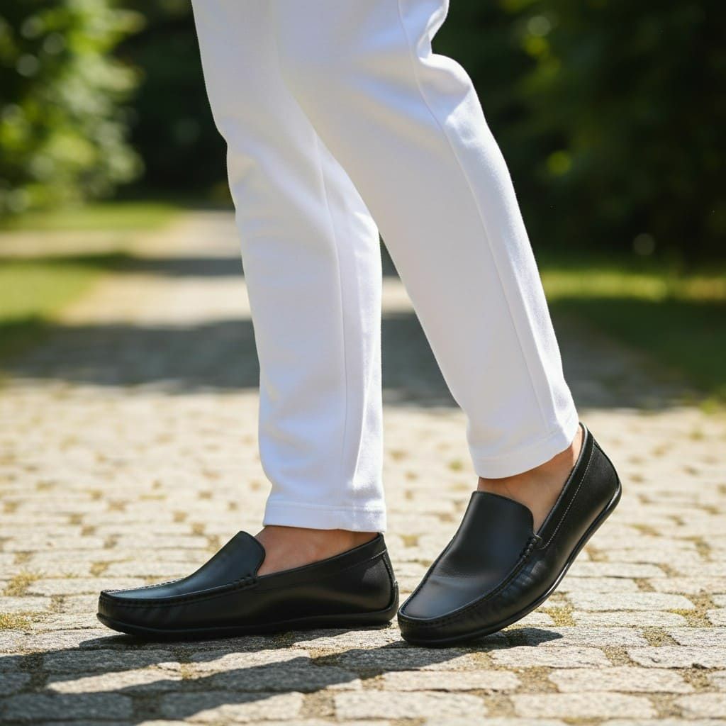 ハッシュパピー 靴 m-7104  着用