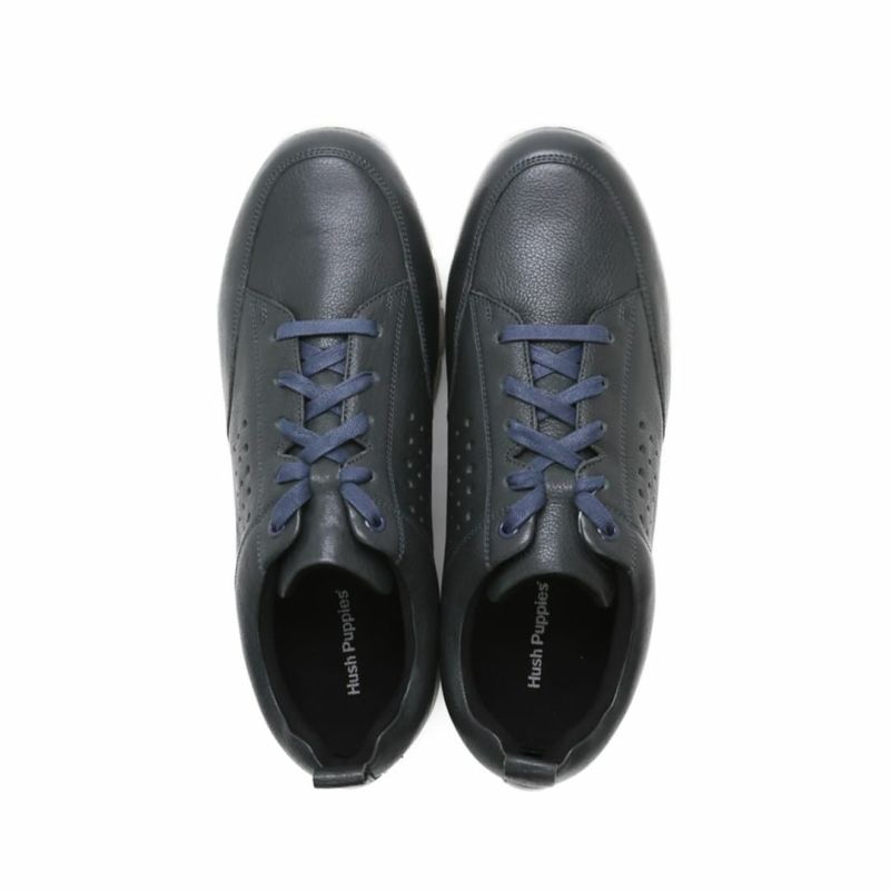 ハッシュパピー メンズ レザースニーカー m-7105tnv ネイビー 9