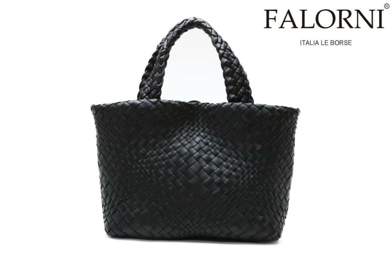 ファロルニ バッグ ハンドバッグ ブラック