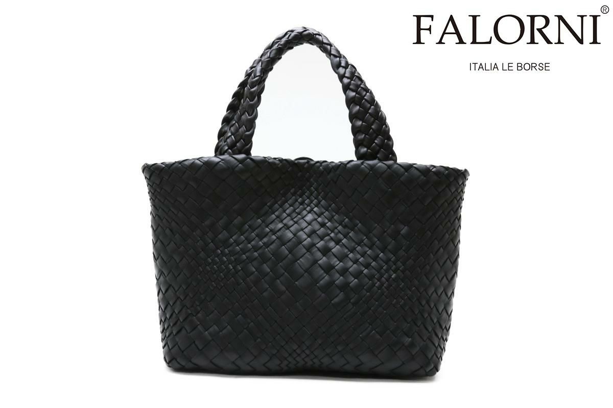 ファロルニ バッグ ハンドバッグ ブラック