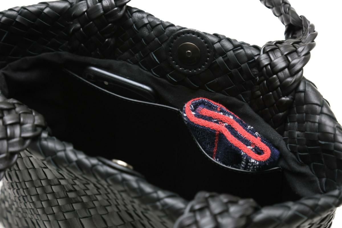 ファロルニ バッグ ハンドバッグ ブラック 9