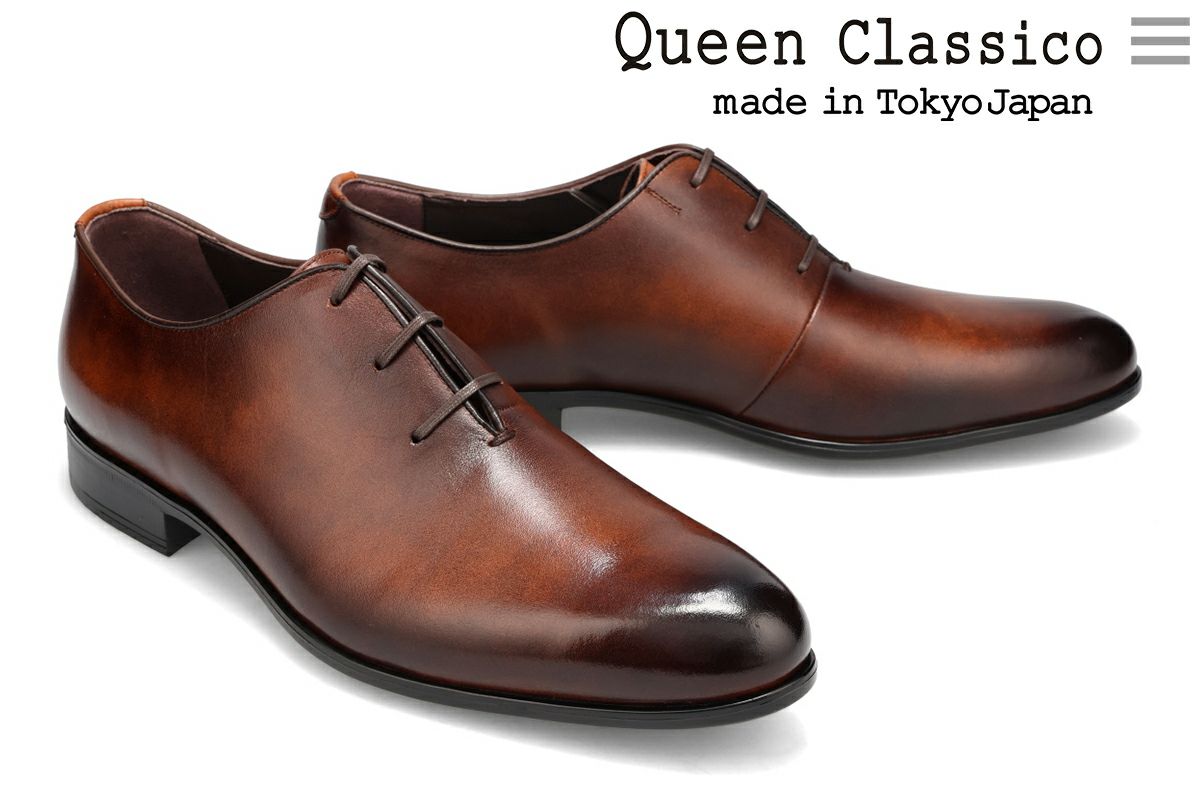 クインクラシコ / QueenClassico メンズ ドレスシューズ 30002dbr 