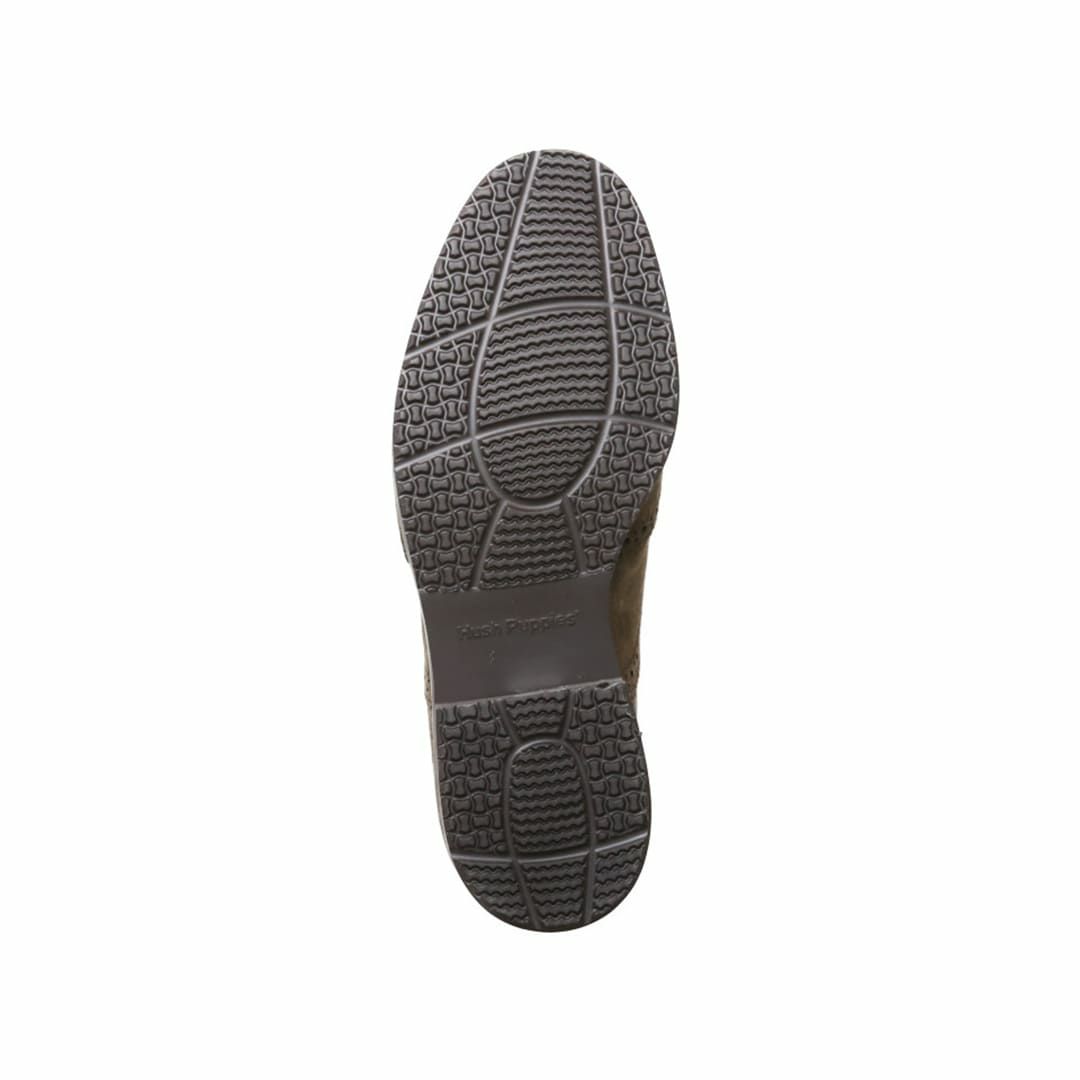 ハッシュパピー メンズ ウイングチップ m-121tdbr ダークブラウン 10