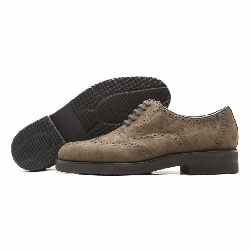 ハッシュパピー メンズ ウイングチップ m-121tdbr ダークブラウン 10