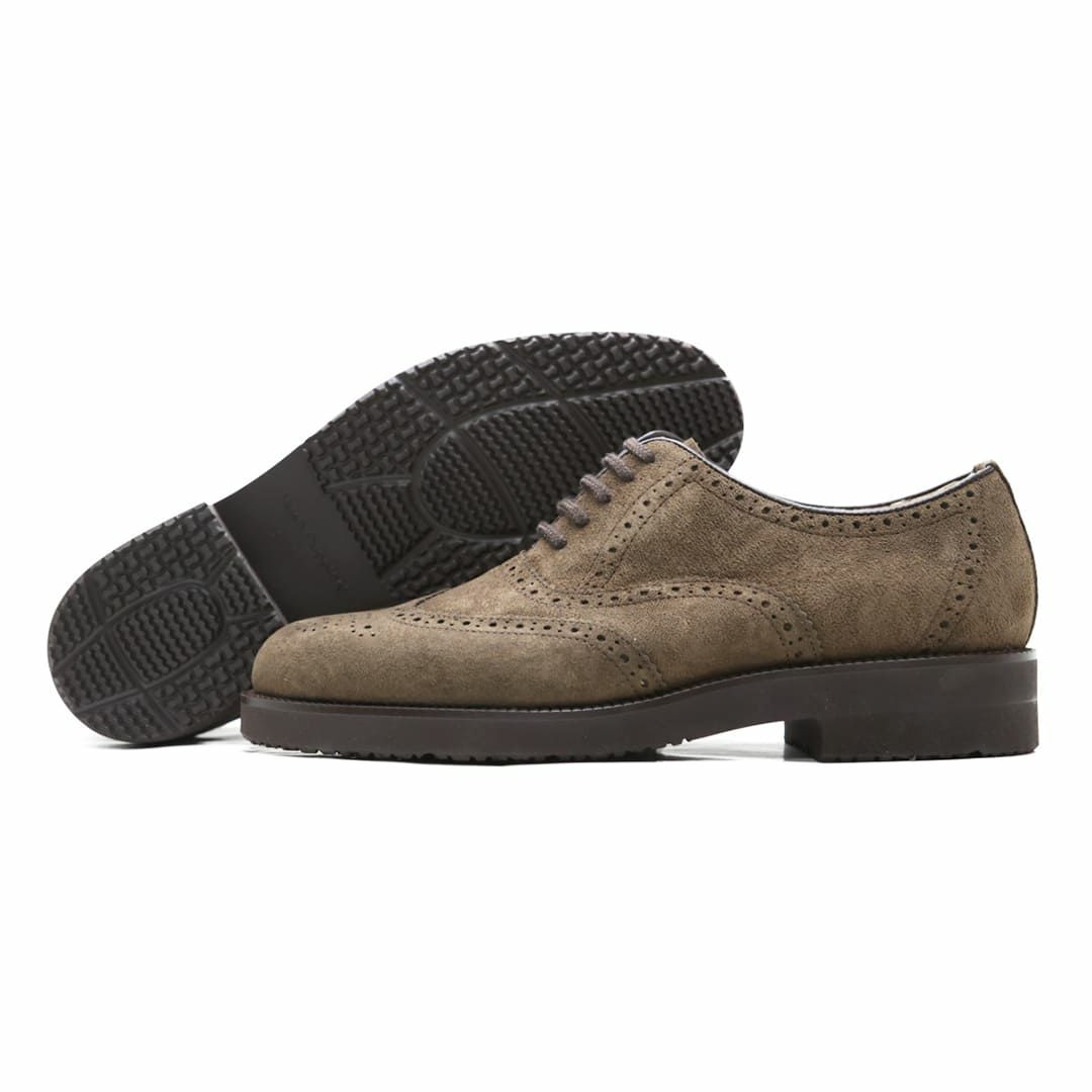 ハッシュパピー メンズ ウイングチップ m-121tdbr ダークブラウン 10