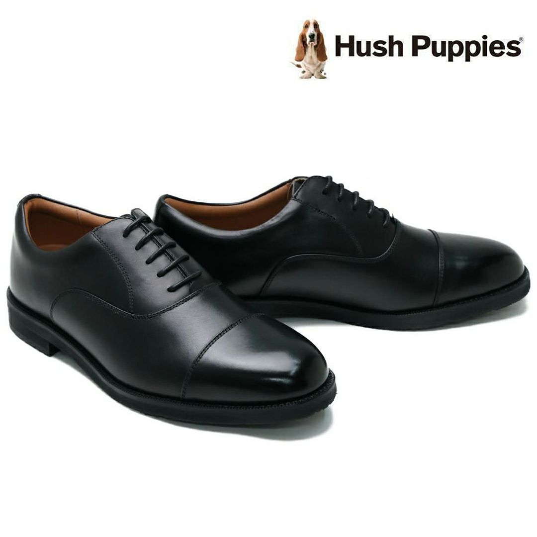 ハッシュパピー メンズ 内羽根ストレートチップ m-0246natbk ブラック