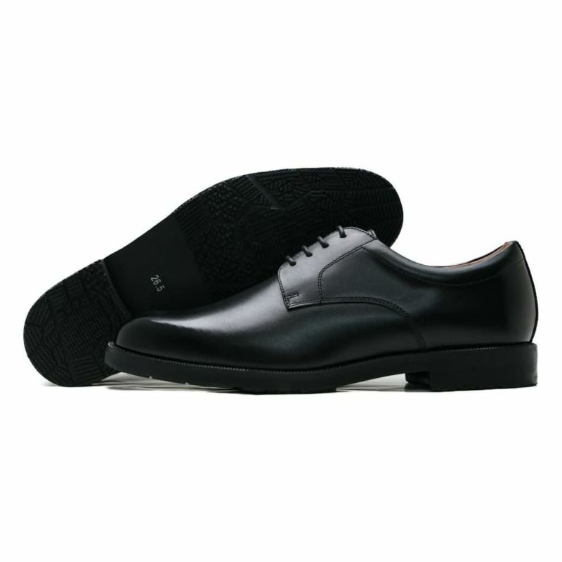 ハッシュパピー メンズ 外羽根プレーントゥ m-0247natbk ブラック 9