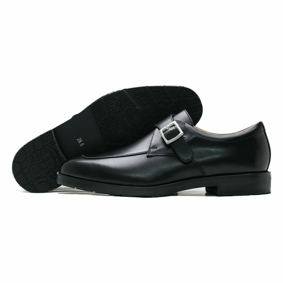 ハッシュパピー メンズ モンクストラップ m-0249natbk ブラック 9