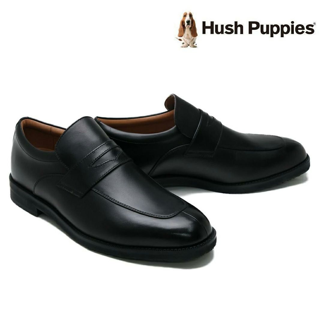 ハッシュパピー メンズ ローファー m-0250natbk ブラック