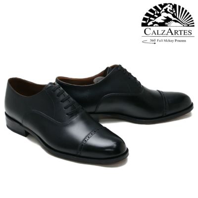 カルサーテス メンズ ドレスシューズ パンチドキャップトゥ CALZARTES