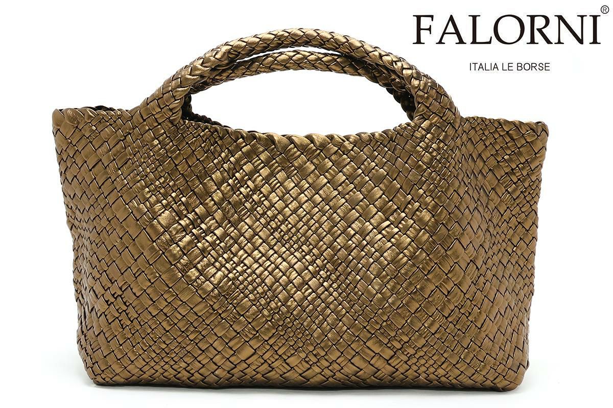 FALORNI（ファロルニ）イントレチャート ハンドバッグ 美味