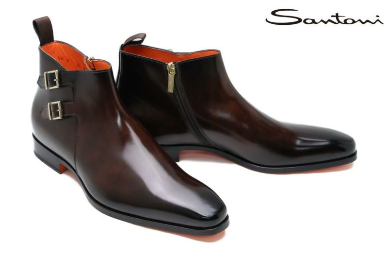 ９０%オフ SALE セール｜サントーニ / Santoni メンズ ドレスシューズ b26edbr Wモンクブーツ ダークブラウン イタリア製dress  の通販｜クインクラシコ公式オンラインストア