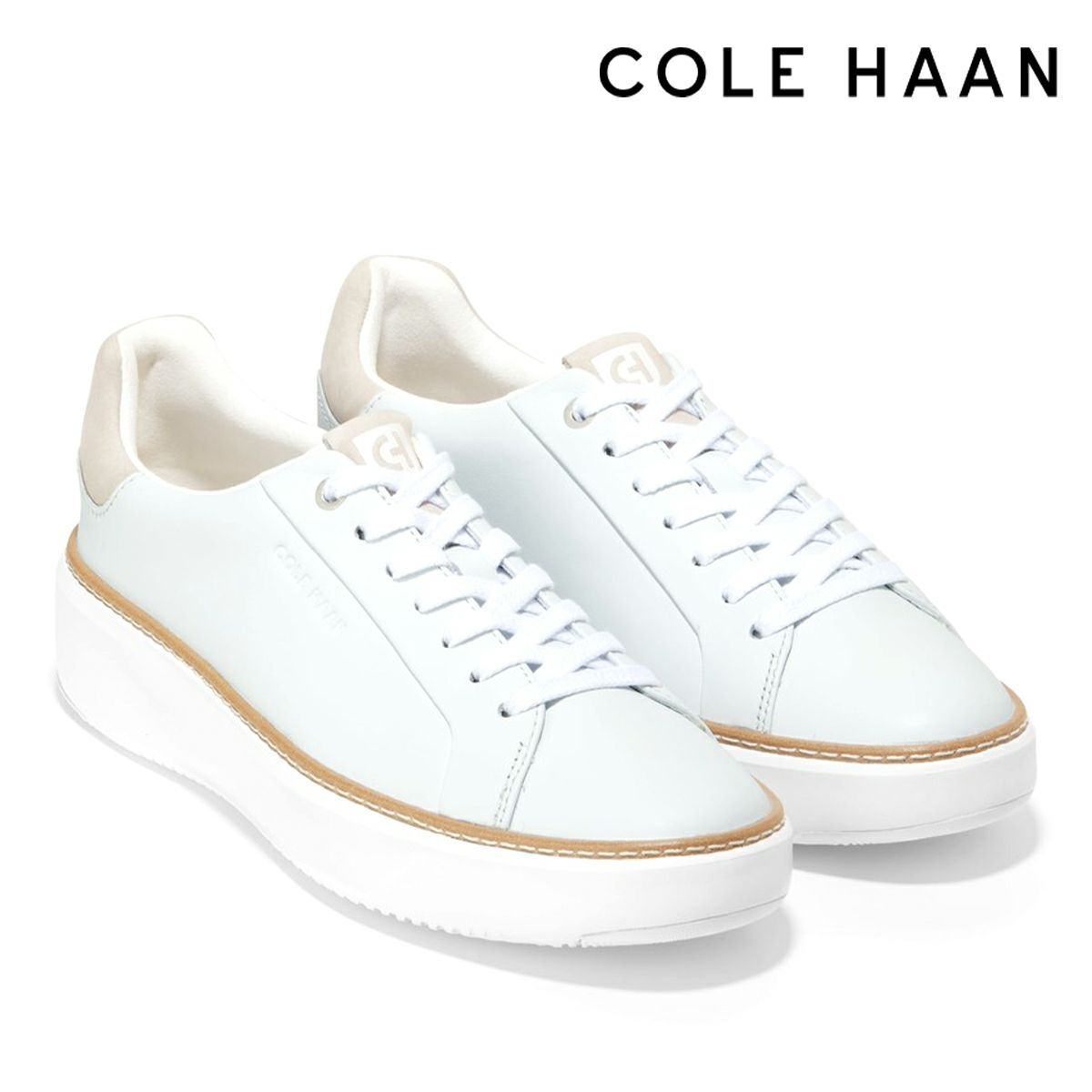 コールハーン レディース グランドプロトップスピン ブラック ホワイト 4