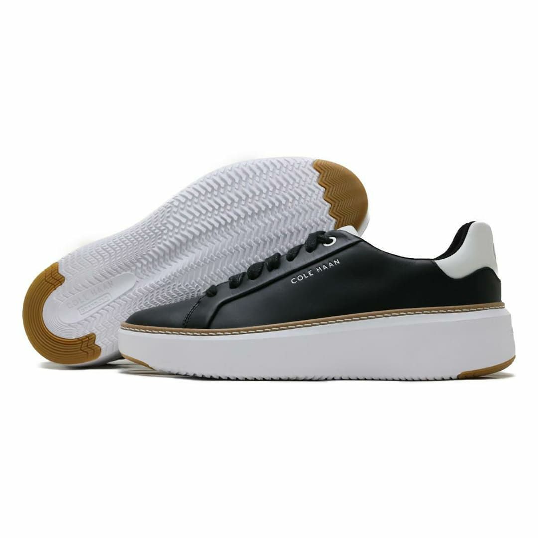 コールハーン レディース グランドプロトップスピン ブラック ホワイト 9